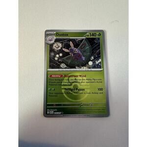 Pokemon Dustox 015/217 - Ascended Heroes - Rev Holo - LOVE BALL PATTERN